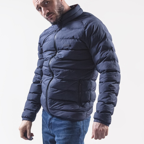 Куртка із селіконізованим наповнювачем, Темно-синій, M