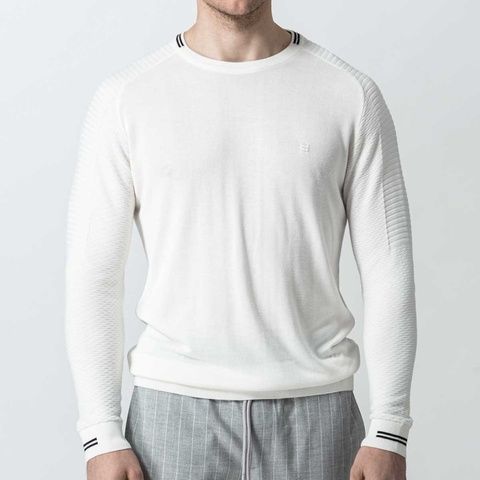 Легкий реглан, Білий колір, Кежуал, Віскоза, Slim fit, AVVA