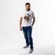 Футболка з принтом, Білий колір, Кежуал, Бавовна, Slim fit, Climber 821-1109-W001-XXL фото 3
