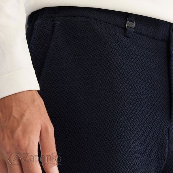 Штани костюмні, Синій (темний) колір, Бізнес-кежуал, Поліестер, Slim Fit, AVVA