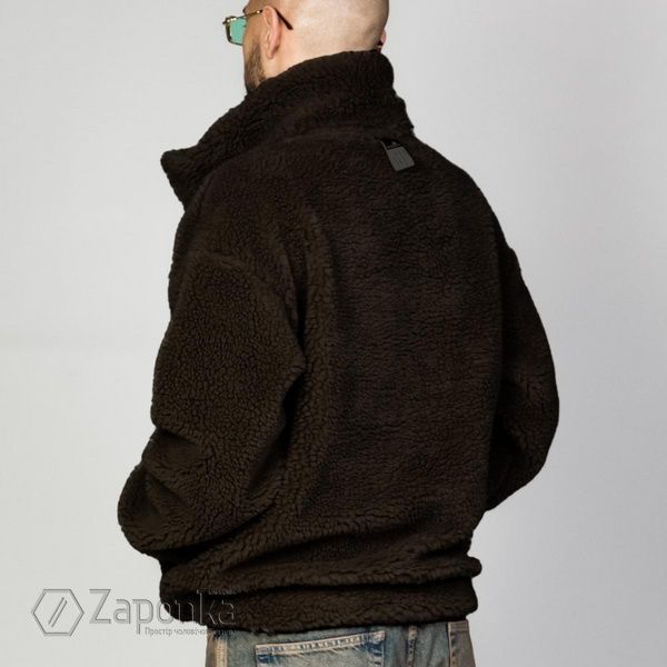 Куртка Шерпа, Чорний колір, Кежуал, Бавовна, Oversize, Catch