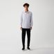 Сорочка в смугу, Сірий колір, Кежуал, Поліестер, Slim Fit, AVVA