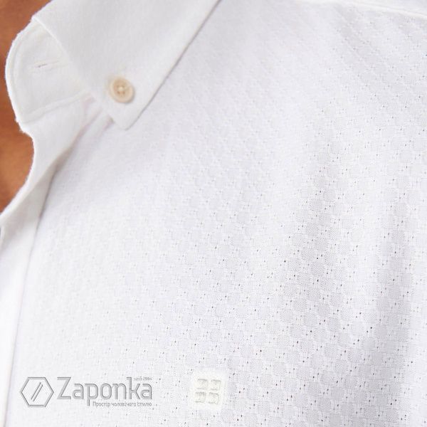 Сорочка, Білий (Айворі) колір, Кежуал, Бавовна, Regular Fit, AVVA