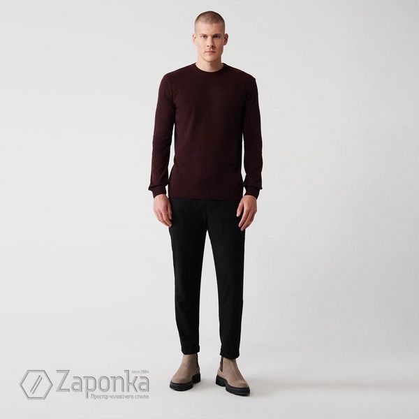 Пуловер, Бордо колір, Кежуал, Акріл, Regular Fit, AVVA