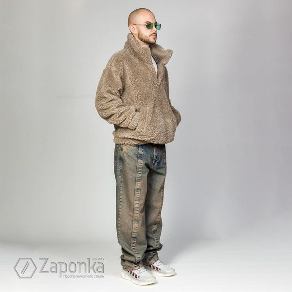 Куртка Шерпа, Беж колір, Кежуал, Бавовна, Oversize, Catch