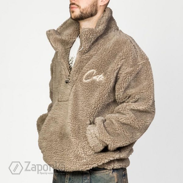 Куртка Шерпа, Беж колір, Кежуал, Бавовна, Oversize, Catch