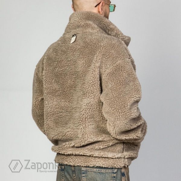 Куртка Шерпа, Беж колір, Кежуал, Бавовна, Oversize, Catch