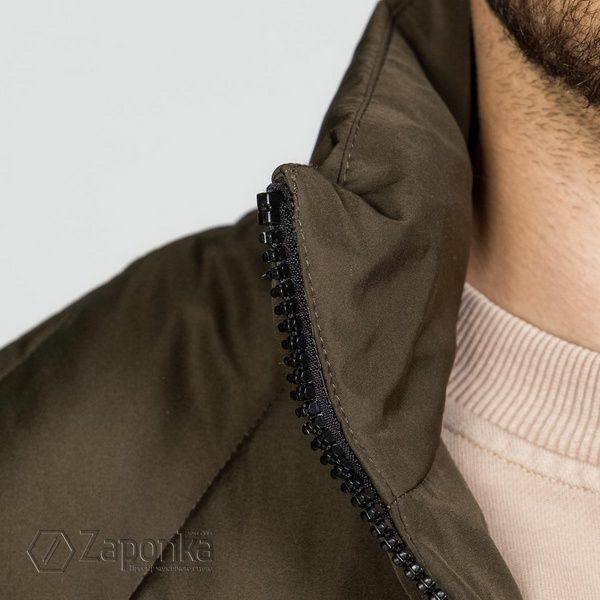 Куртка стьобана, Зелений (Хакі) колір, Кежуал, Поліестер, Oversize, AVVA