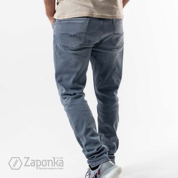 Джинси, Сіро-блакитний колір, Кежуал, Бавовна, Carrot fit, Climber 805-2477-S011 фото