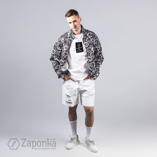 Олімпійка Smile, Чорно-Білий колір, Кежуал, Поліестер, Regular fit, Catch