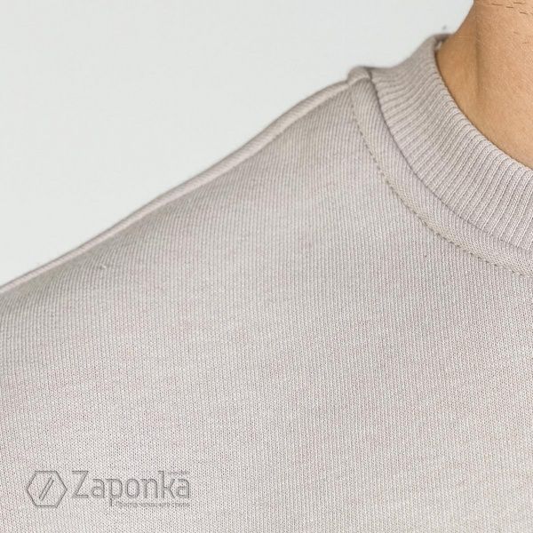 Світшот (футер-начіс), Сірий колір, Кежуал, Бавовна, Regular Fit, AVVA