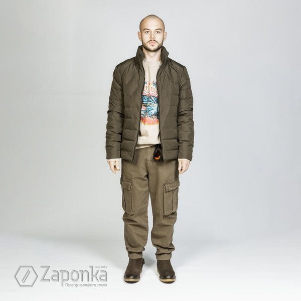 Куртка стьобана, Зелений (Хакі) колір, Кежуал, Поліестер, Oversize, AVVA