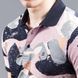 Поло з абстрактним принтом, Рожево-сіро-чорний колір, Кежуал, Бавовна, Regular Fit, AVVA