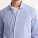 Сорочка в смугу, Блакитно-Білий колір, Бізнес-кежуал, Бавовна, Slim Fit, AVVA