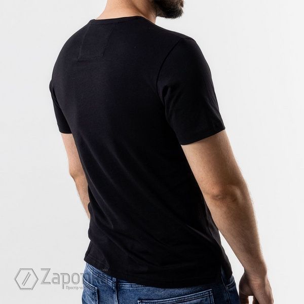 Футболка з принтом, Чорний колір, Кежуал, Бавовна, Slim fit, Climber 821-1109-S040-2XL фото