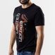 Футболка з принтом, Чорний колір, Кежуал, Бавовна, Slim fit, Climber 821-1109-S040-2XL фото 1