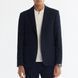 Піджак, Синій (темний) колір, Бізнес-кежуал, Поліестер, Slim Fit, AVVA