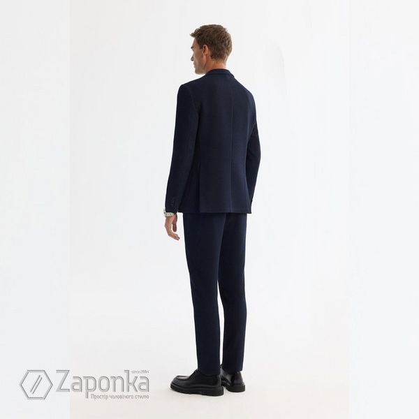 Піджак, Синій (темний) колір, Бізнес-кежуал, Поліестер, Slim Fit, AVVA