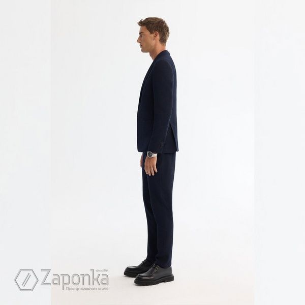 Піджак, Синій (темний) колір, Бізнес-кежуал, Поліестер, Slim Fit, AVVA