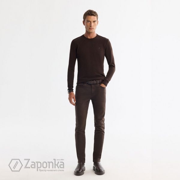 Пуловер, Коричневий колір, Кежуал, Акріл, Regular Fit, AVVA