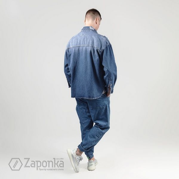 Джогери джинсові, Діамантово-синій колір, Кежуал, Бавовна, Custom fit, Catch