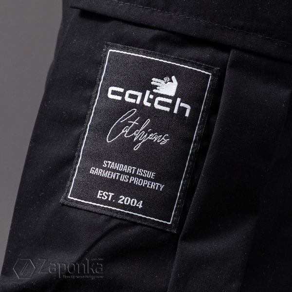 Джогери - карго, Чорний колір, Кежуал, Бавовна, Custom fit, Catch