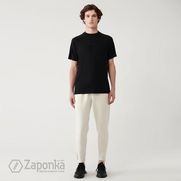 Футболка з принтом, Soft Touch, Чорний колір, Спорт-Кежуал, Віскоза, Regular Fit, AVVA A41Y1031-03 фото