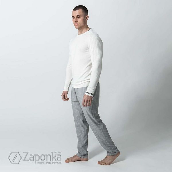 Легкий пуловер, Білий колір, Кежуал, Віскоза, Slim fit, AVVA